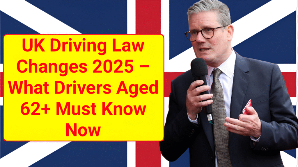 UK driving law changes 2025 for over-62 drivers